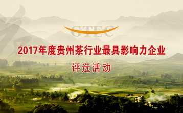 ”2017年度贵州茶行业最具影响力企业“评选活动