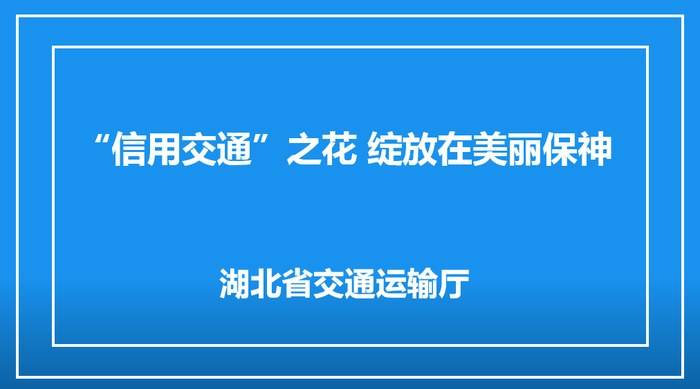 “信用交通”之花 绽放在美丽保神